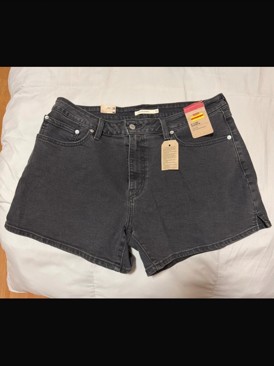 Levi's Pants - Levi's Black Women's High-Rise Denim Shorts